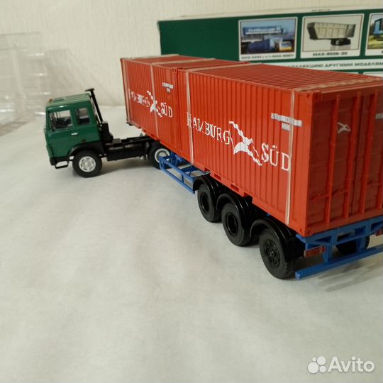 Модель 143 СССР Контейнеровоз Маз 938920 + Тягач