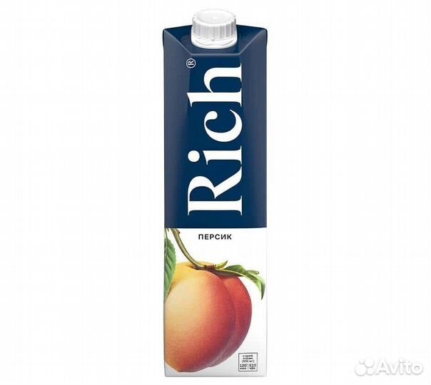 Сок Rich Персик 1л