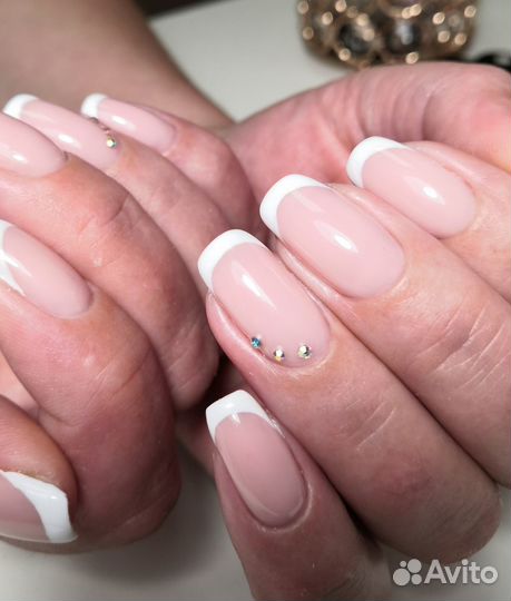 Маникюр+однотон