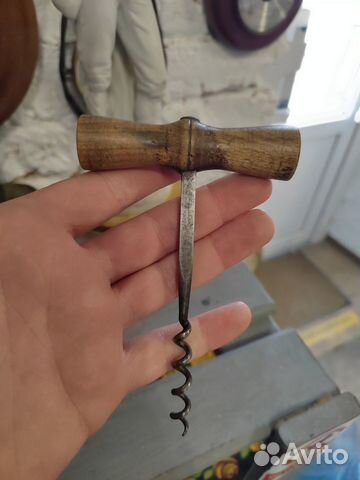 Антикварный Кованый Штопор 19 век