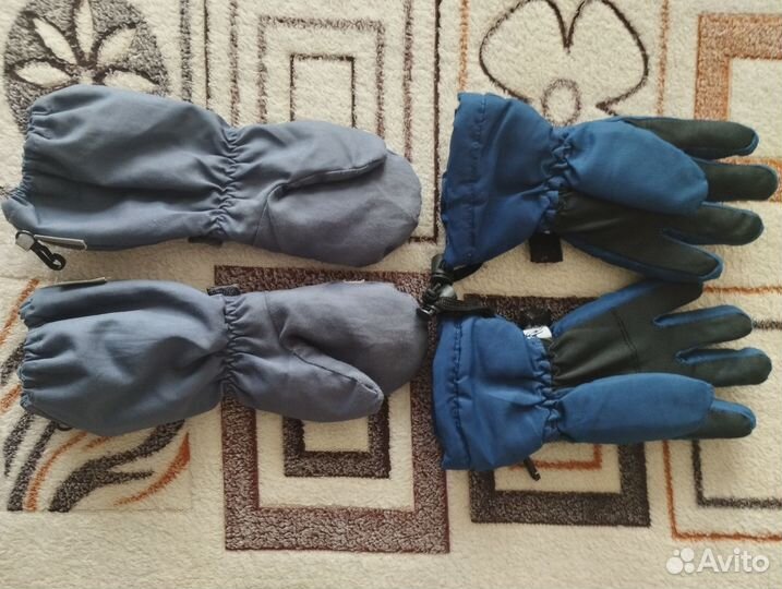 Варежки зимние детские (комплект)