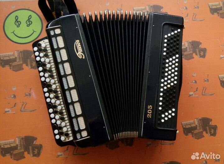 Баян этюд 205 в футляре почти новый