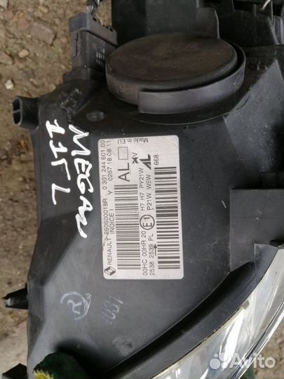 Фара левая оригинал к Renault Megane,3 с 2009 г