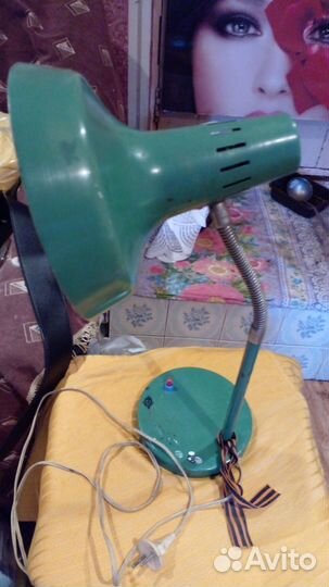 Лампа настольная металл СССР