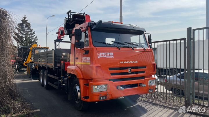 КАМАЗ 65115-48 (А5) с КМУ, 2024