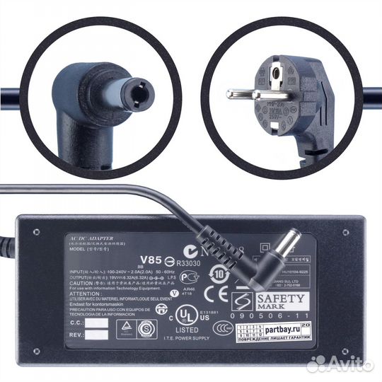 Блок питания для Asus 19V 6.32A 5.5x2.5mm 120W