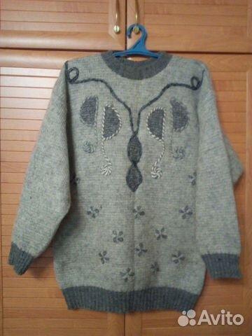 Свитер очень тёплый, большой 56-58 размер