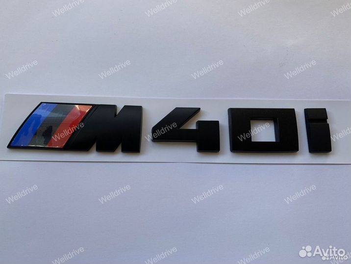 Шильд M40i BMW X3 G01 X4 G02 Z4 G29 черный матовый