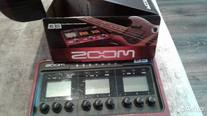 Zoom B3 – мульти-педаль эффектов для бас гитары