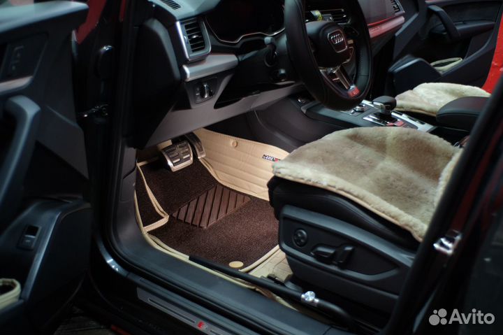 3Д-коврики из экокожи