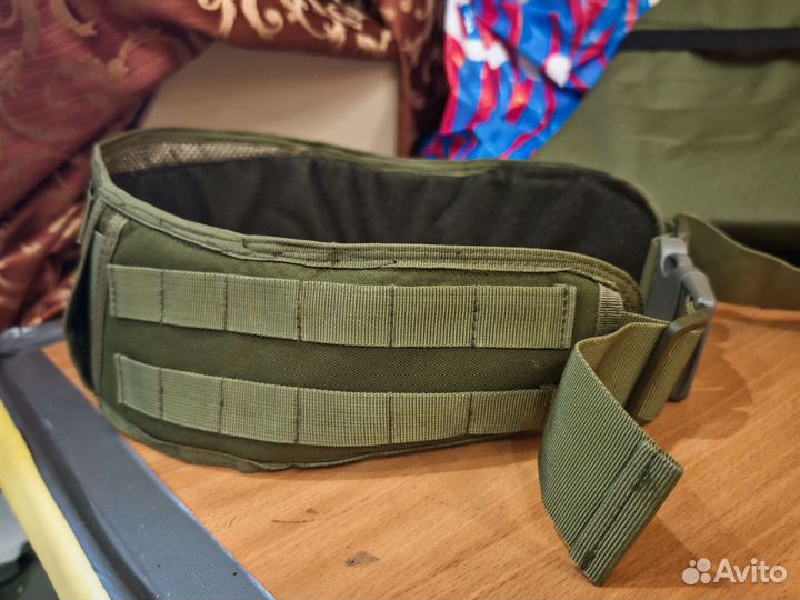 Пояс разгрузочный тактический с кевларом XL