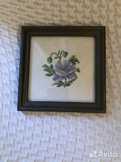 Вышивка крестиком ручная работа размер 15/15
