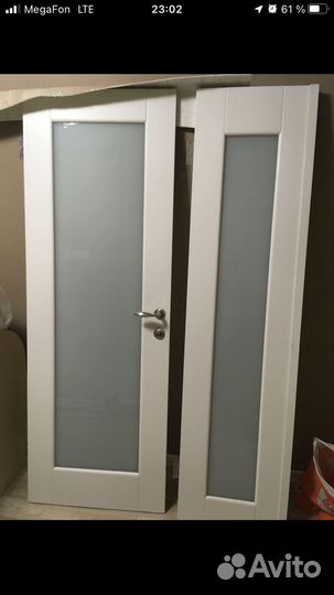 Двери с коробом деревянные