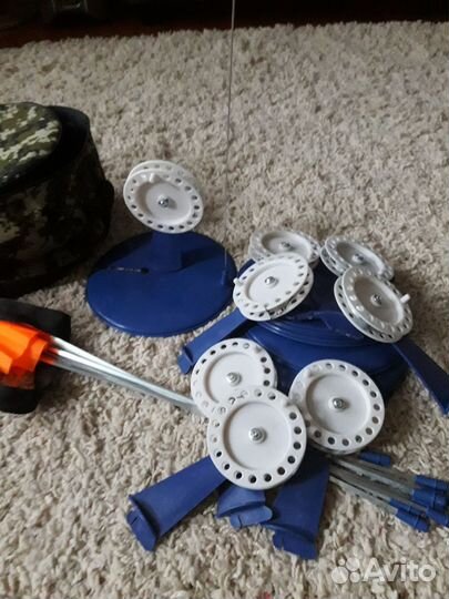 Набор из 8 жерлиц в сборе в сумке