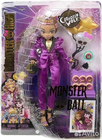 Кукла Monster High Series Monster Ball Clawdeen HN