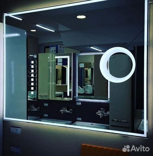 Зеркало с подсветкой в прихожую настенное