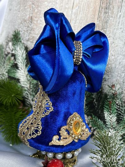 Новогодний набор елочных шаров ручной работы