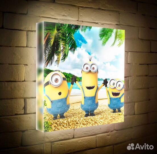 Интерьерная картина с подсветкой