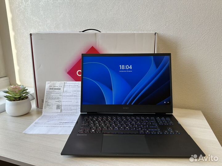 Игровой ноутбук HP Omen Ryzen 5 5600H + RX 6600M