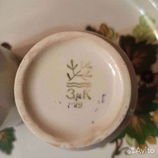 Столовый сервиз СССР зик
