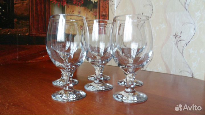 Новый набор бокалов 6 шт, ёмкость 350 мл