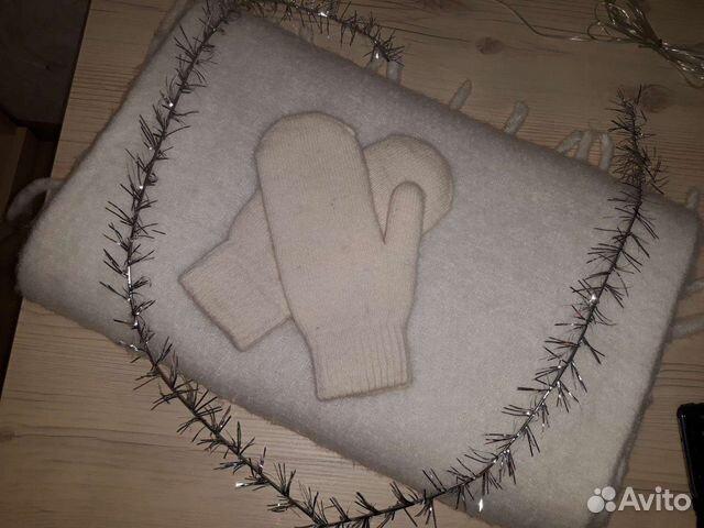 Шарф+варежки