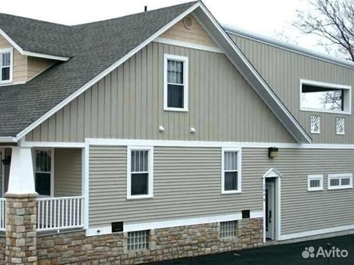 Фасадные работы. Обшивка сайдингом