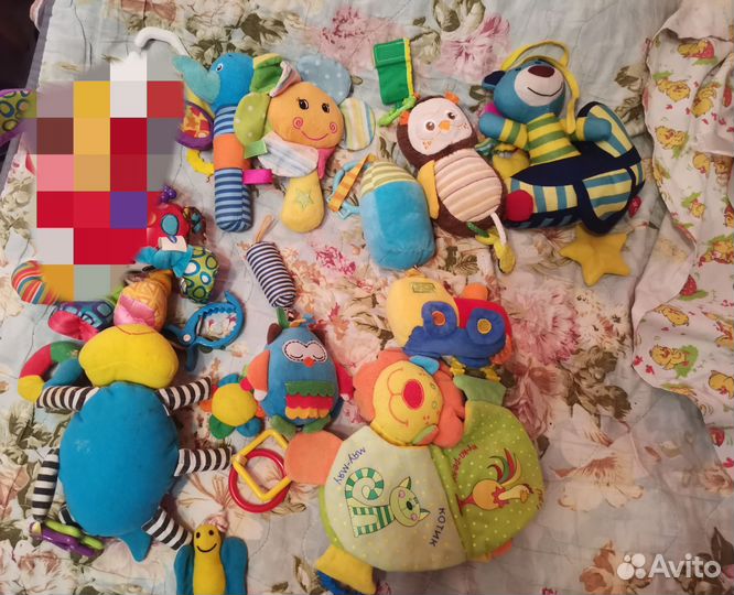 Погремушки пакетами и развивашки