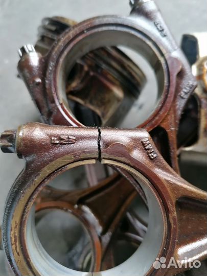 Облегченные шатуны Приора комплект 4 шт