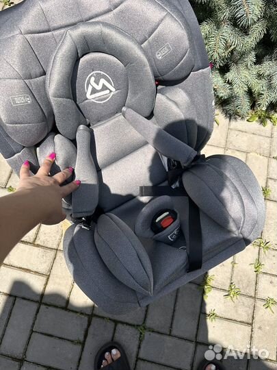 Детское автокресло luxmom 210 (серое )