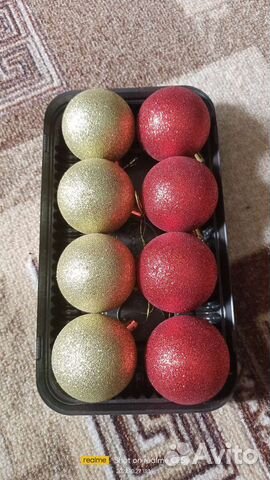 Елочные шары пластик
