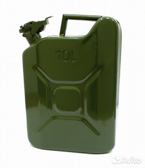 Авто канистра для бензина металл 10 литров