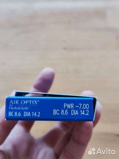 Линзы контактные -7 набор из 3-х пар