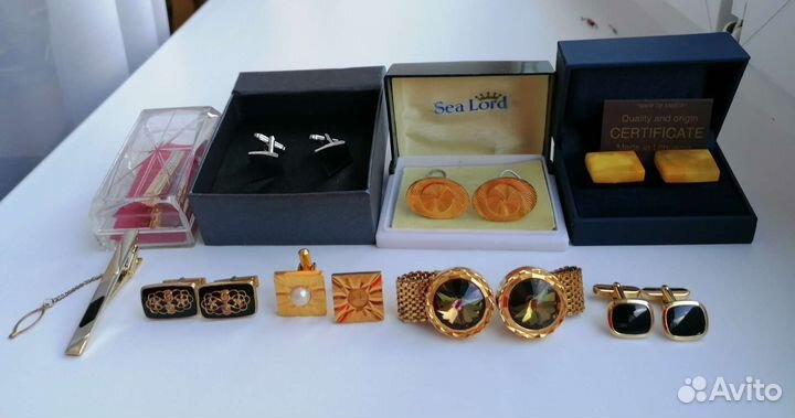 Запонки СССР Литва зажим для галстука