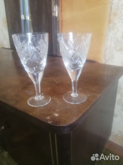 Фужеры хрустальные СССР