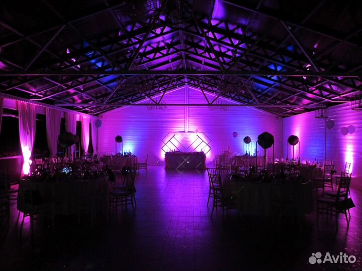 Прокат света на свадьбу банкет или другой праздник
