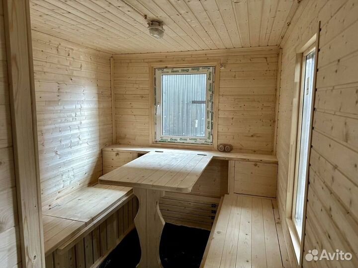 Баня бочка квадро под ключ