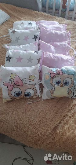 Бортики в кроватку