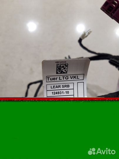 Электропроводка обшивки двери (передняя левая)