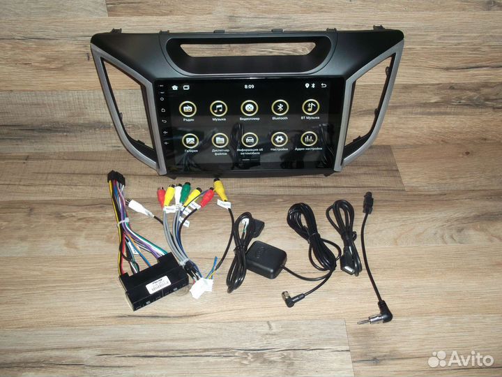 Магнитола Hyundai Creta Android GPS WiFi Bluetooth