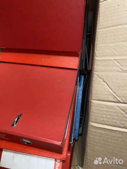 Папки регистратор, архивные для документов много