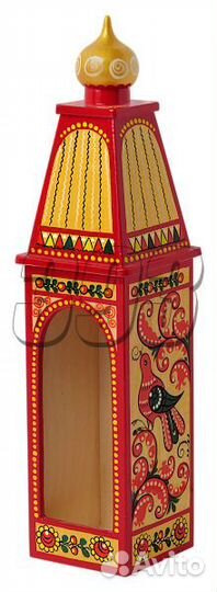 Футляр штоф пучужская роспись Подарочный (41639)