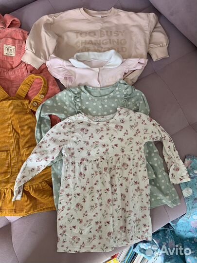 Вещи на девочку пакетом 80-86