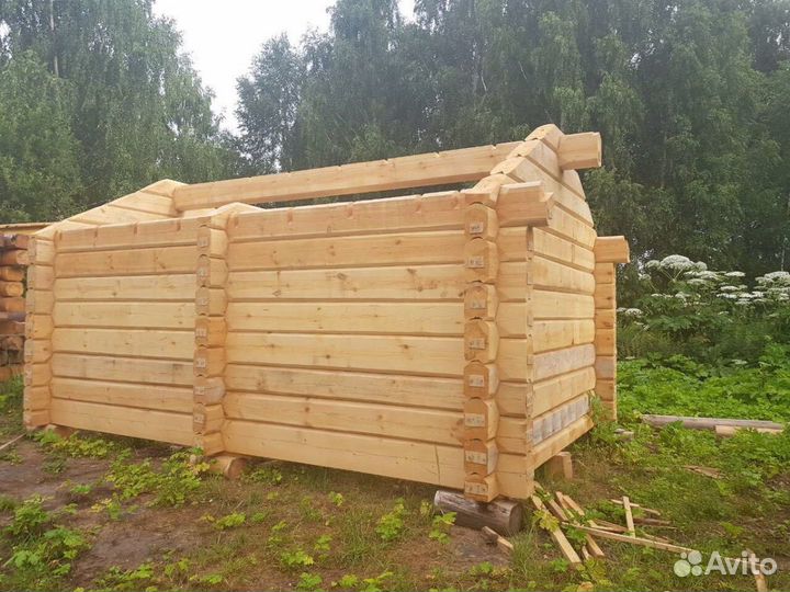 Срубы ручной рубки