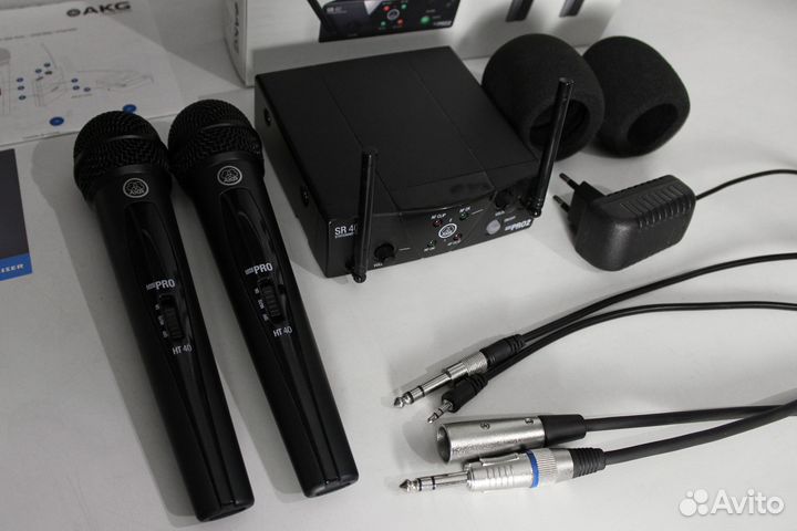 Пара беспроводных микрофонов AKG WMS40 Mini2 Vocal