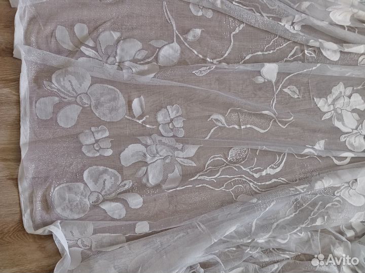 Тюль б/у, шир 395см дл. 270 см