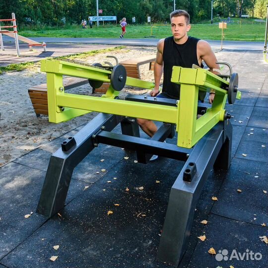 Уличный тренажер Трицепс-машина имитация отжимани