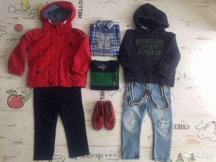 Вещи для мальчика на 3-4 года