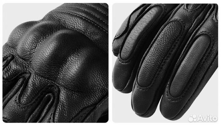 Мотоперчатки кожаные