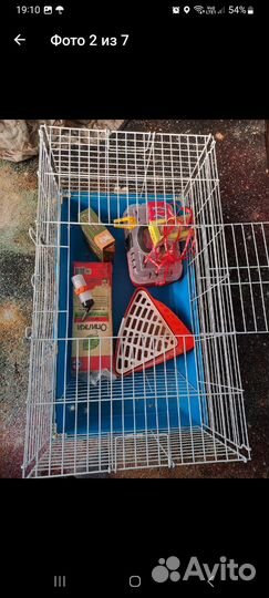 Клетка для кролика с набором всего необходимого